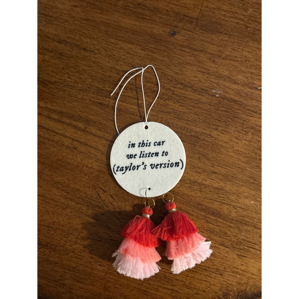 Taylor Swift "In this car we listen to Taylor's version) charm for mirror EUC